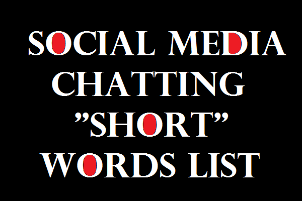 common social media slang